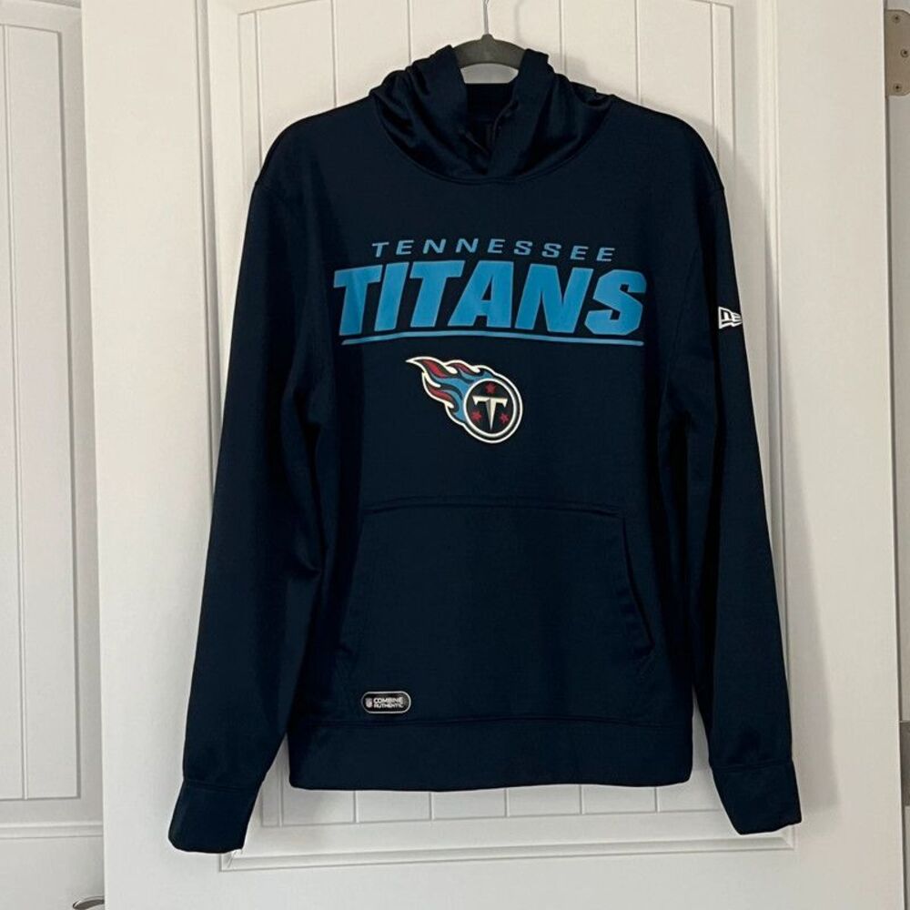 Tennessee Titans New Era Combine Authentic Hoodie Men’s Medium Navy NFL